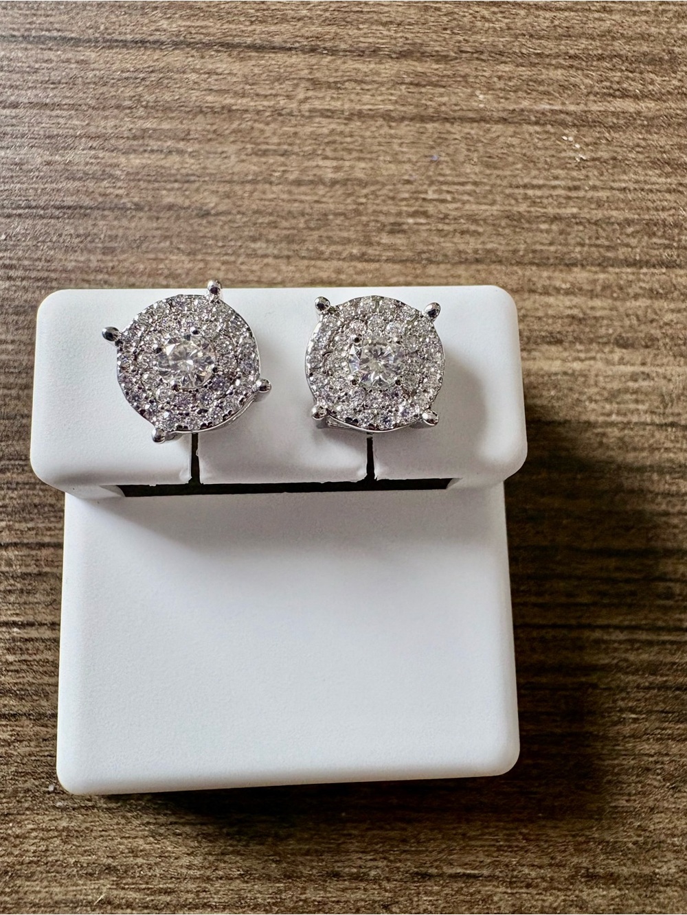 Sterling Silver Moissanite .69 CTW VVS Earrings- Skrewbacks